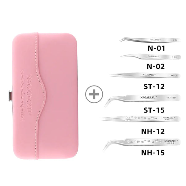 Eyelash Extension Tweezers - Stainless Steel 3D Accurate Clip