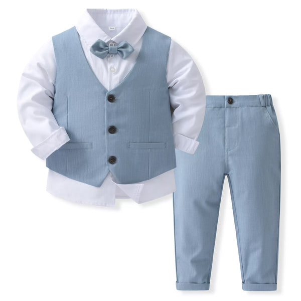 Gentleman Outfits Birthday Costume - Spring Autumn Boutique Clothing Set