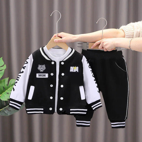 Kids Baseball Clothing Set: Casual Sports Suit for Boys and Girls – Spring/Autumn Tracksuit